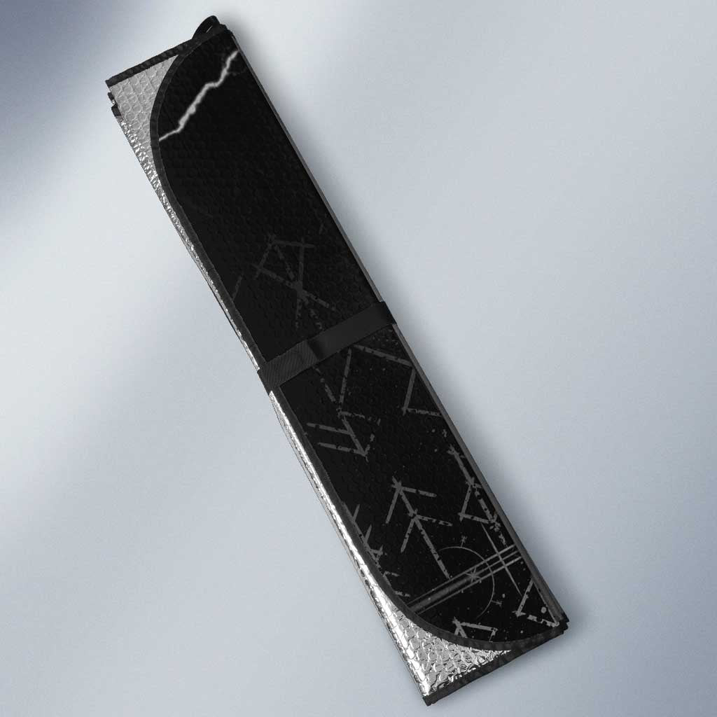 Iceland Viking Auto Sun Shade Odin's Raven Legacy - Wonder Print Shop
