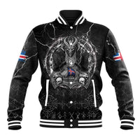 Personalized Iceland Viking Baseball Jacket Odin's Raven Legacy - Wonder Print Shop