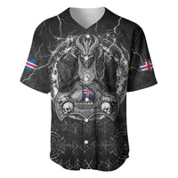 Personalized Iceland Viking Baseball Jersey Odin's Raven Legacy - Wonder Print Shop