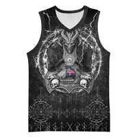Personalized Iceland Viking Basketball Jersey Odin's Raven Legacy - Wonder Print Shop