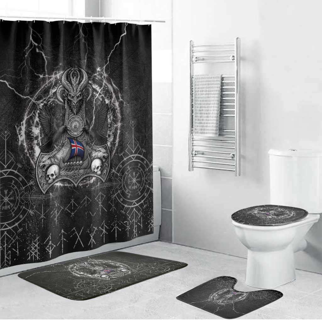 Iceland Viking Bathroom Set Odin's Raven Legacy - Wonder Print Shop
