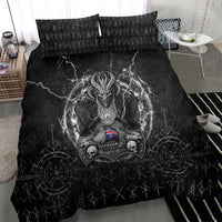 Iceland Viking Bedding Set Odin's Raven Legacy - Wonder Print Shop