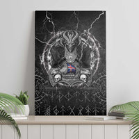 Iceland Viking Canvas Wall Art Odin's Raven Legacy - Wonder Print Shop