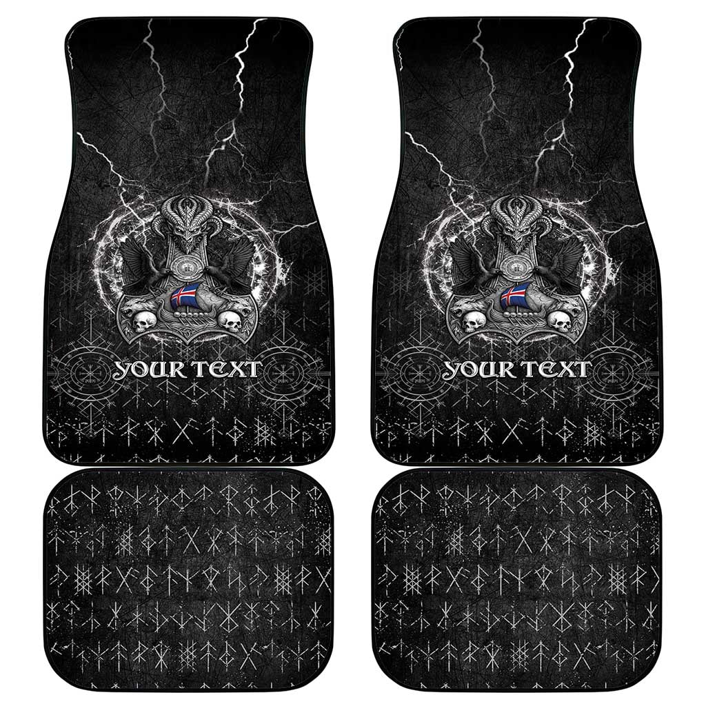 Iceland Viking Car Mats Odin's Raven Legacy - Wonder Print Shop