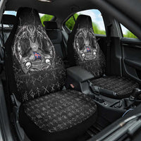 Iceland Viking Car Seat Cover Odin's Raven Legacy - Wonder Print Shop