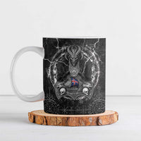 Personalized Iceland Viking Ceramic Mug Odin's Raven Legacy - Wonder Print Shop