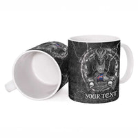Personalized Iceland Viking Ceramic Mug Odin's Raven Legacy - Wonder Print Shop
