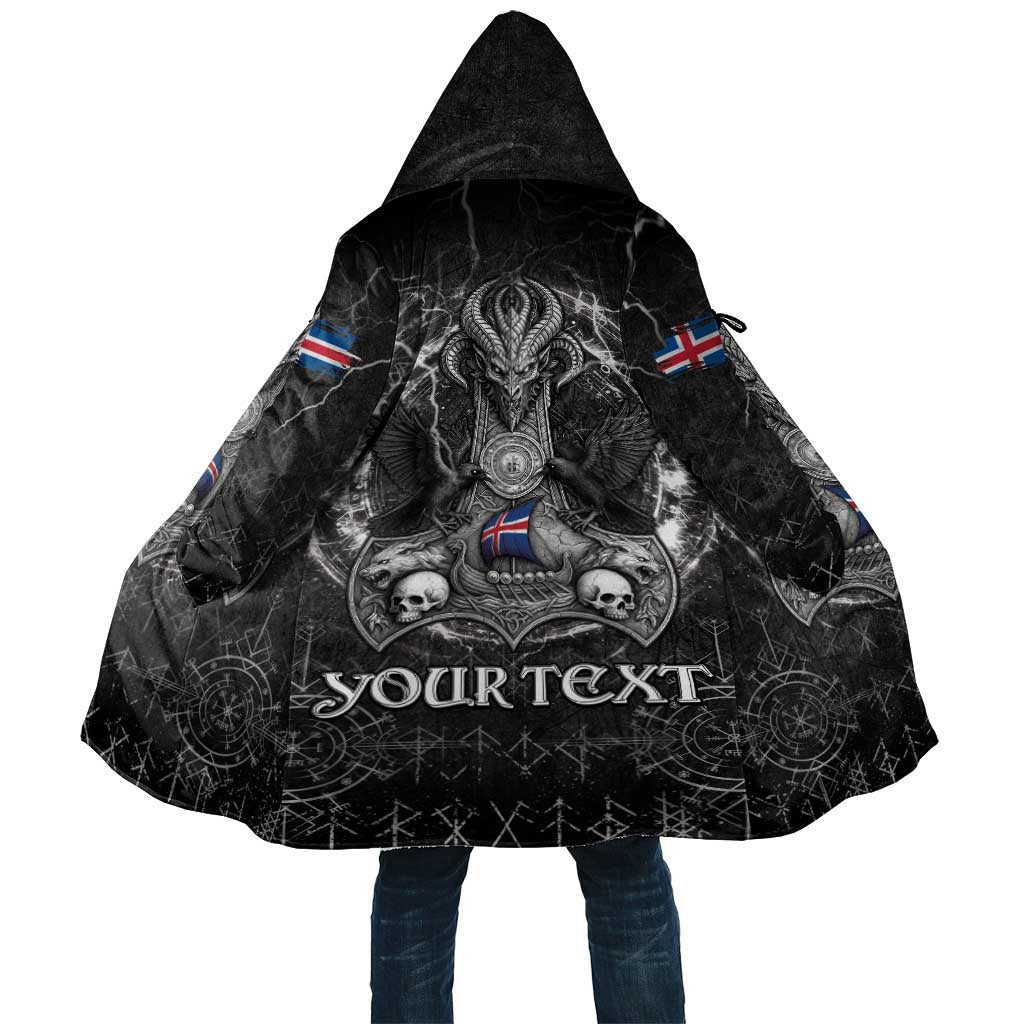 Personalized Iceland Viking Cloak Odin's Raven Legacy - Wonder Print Shop