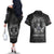 Personalized Iceland Viking Couples Matching Off The Shoulder Long Sleeve Dress and Hawaiian Shirt Odin's Raven Legacy - Wonder Print Shop