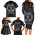Personalized Iceland Viking Family Matching Long Sleeve Bodycon Dress and Hawaiian Shirt Odin's Raven Legacy - Wonder Print Shop