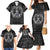Personalized Iceland Viking Family Matching Mermaid Dress and Hawaiian Shirt Odin's Raven Legacy - Wonder Print Shop