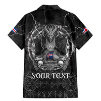 Personalized Iceland Viking Family Matching Mermaid Dress and Hawaiian Shirt Odin's Raven Legacy - Wonder Print Shop