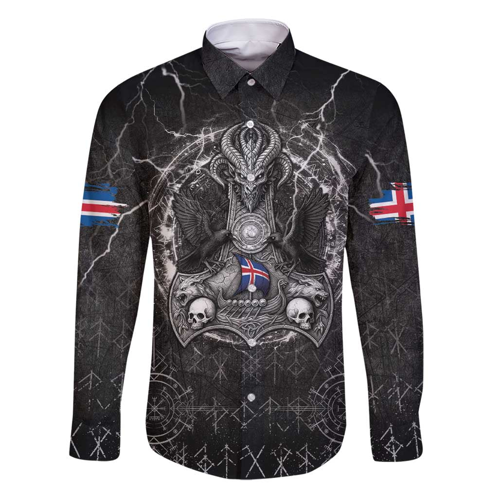 Personalized Iceland Viking Family Matching Short Sleeve Bodycon Dress and Hawaiian Shirt Odin's Raven Legacy - Wonder Print Shop