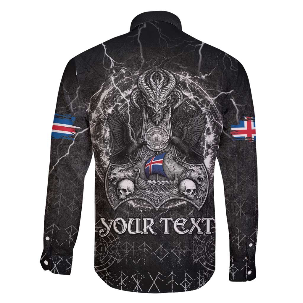 Personalized Iceland Viking Family Matching Short Sleeve Bodycon Dress and Hawaiian Shirt Odin's Raven Legacy - Wonder Print Shop