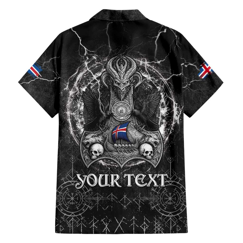Personalized Iceland Viking Family Matching Summer Maxi Dress and Hawaiian Shirt Odin's Raven Legacy - Wonder Print Shop