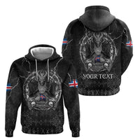 Personalized Iceland Viking Hoodie Odin's Raven Legacy - Wonder Print Shop