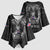 Personalized Iceland Viking Kimono Sleeve Blouse Odin's Raven Legacy - Wonder Print Shop