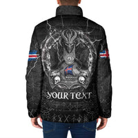 Personalized Iceland Viking Padded Jacket Odin's Raven Legacy - Wonder Print Shop