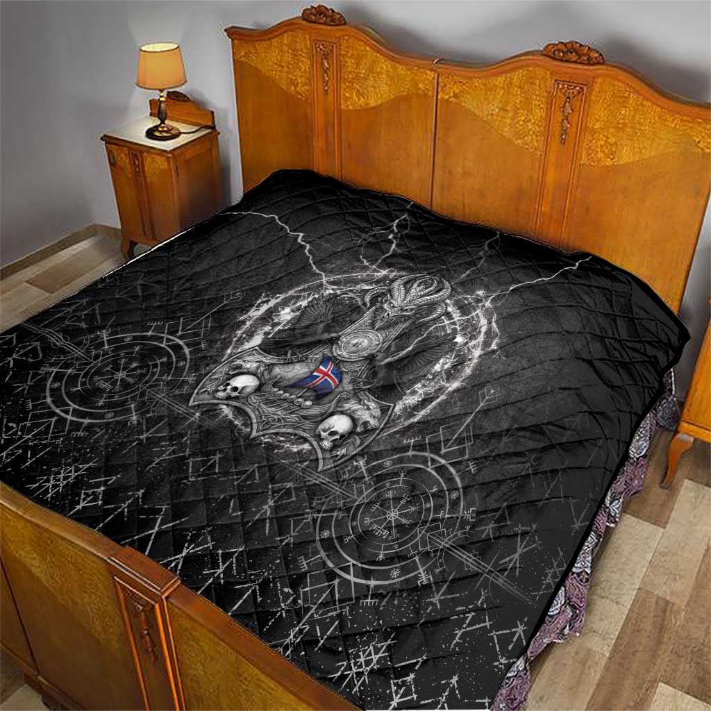 Iceland Viking Quilt Odin's Raven Legacy - Wonder Print Shop