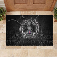 Iceland Viking Rubber Doormat Odin's Raven Legacy - Wonder Print Shop