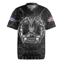 Personalized Iceland Viking Rugby Jersey Odin's Raven Legacy - Wonder Print Shop