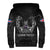 Personalized Iceland Viking Sherpa Hoodie Odin's Raven Legacy - Wonder Print Shop