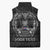 Personalized Iceland Viking Sleeveless Puffer Jacket Odin's Raven Legacy - Wonder Print Shop