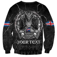 Personalized Iceland Viking Sweatshirt Odin's Raven Legacy - Wonder Print Shop