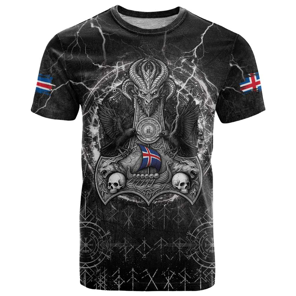 Personalized Iceland Viking T Shirt Odin's Raven Legacy - Wonder Print Shop
