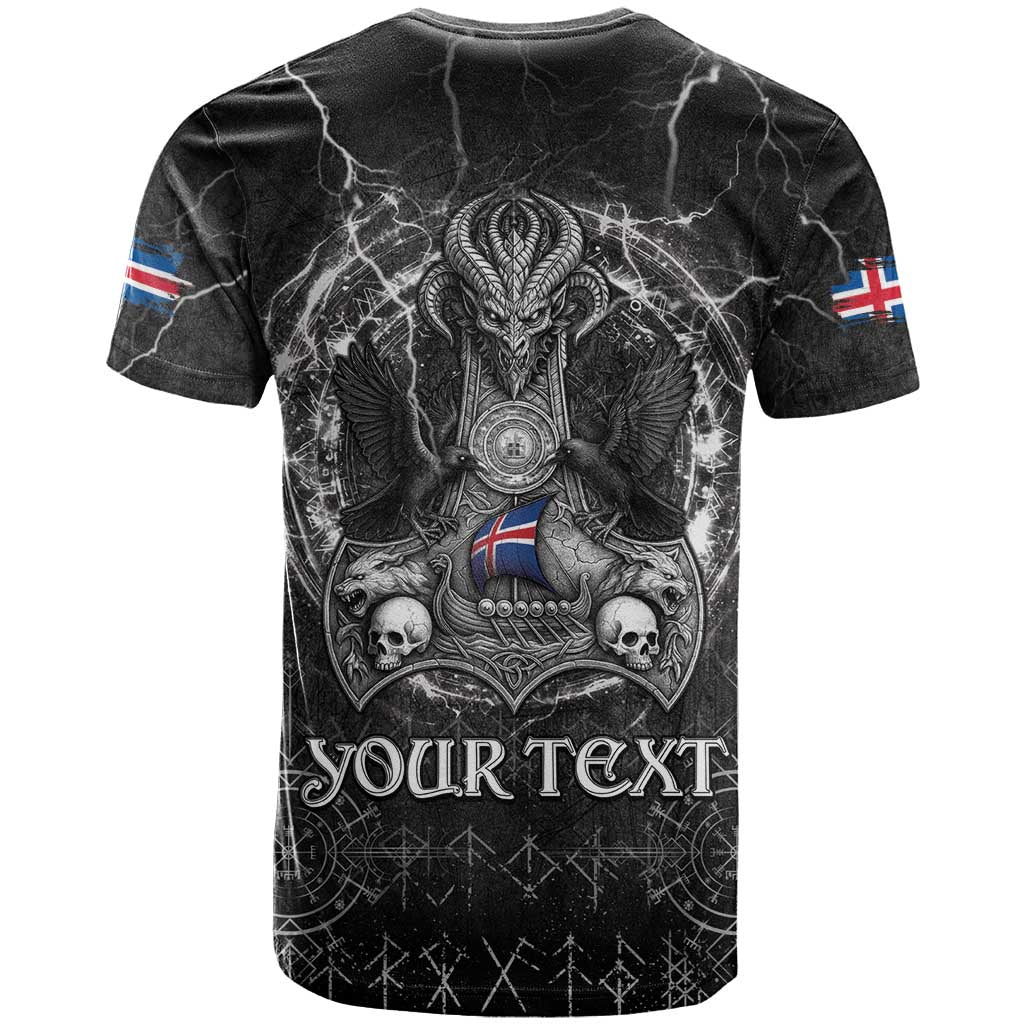 Personalized Iceland Viking T Shirt Odin's Raven Legacy - Wonder Print Shop
