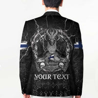 Personalized Finland Viking Blazer Odin's Raven Legacy - Wonder Print Shop