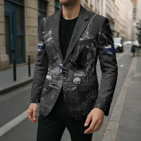 Personalized Finland Viking Blazer Odin's Raven Legacy - Wonder Print Shop