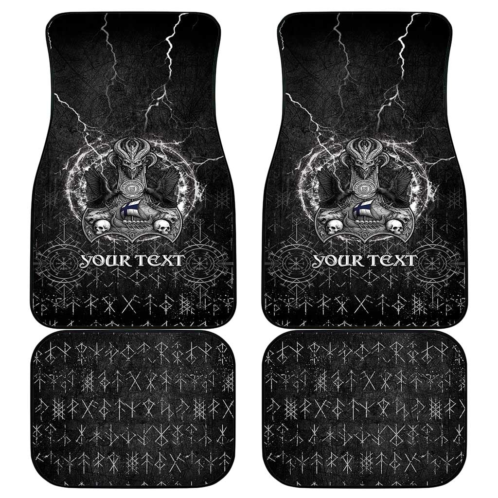 Finland Viking Car Mats Odin's Raven Legacy - Wonder Print Shop