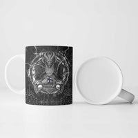 Personalized Finland Viking Ceramic Mug Odin's Raven Legacy - Wonder Print Shop