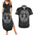 Personalized Finland Viking Couples Matching Summer Maxi Dress and Hawaiian Shirt Odin's Raven Legacy - Wonder Print Shop
