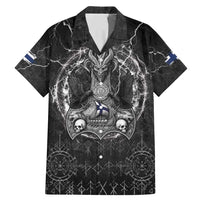 Personalized Finland Viking Family Matching Mermaid Dress and Hawaiian Shirt Odin's Raven Legacy - Wonder Print Shop