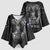 Personalized Finland Viking Kimono Sleeve Blouse Odin's Raven Legacy - Wonder Print Shop