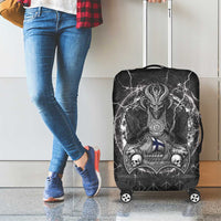 Finland Viking Luggage Cover Odin's Raven Legacy - Wonder Print Shop