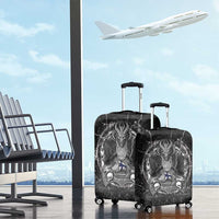Finland Viking Luggage Cover Odin's Raven Legacy - Wonder Print Shop