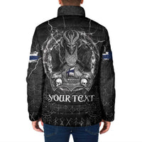 Personalized Finland Viking Padded Jacket Odin's Raven Legacy - Wonder Print Shop