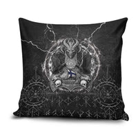 Finland Viking Pillow Cover Odin's Raven Legacy - Wonder Print Shop