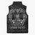 Personalized Finland Viking Sleeveless Puffer Jacket Odin's Raven Legacy - Wonder Print Shop