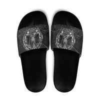 Finland Viking Slide Sandals Odin's Raven Legacy - Wonder Print Shop