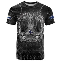 Personalized Finland Viking T Shirt Odin's Raven Legacy - Wonder Print Shop