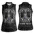 Personalized Finland Viking Women Sleeveless Polo Shirt Odin's Raven Legacy - Wonder Print Shop