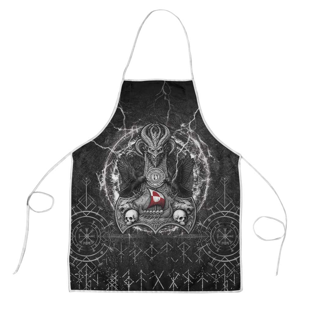 Greenland Viking Apron Odin's Raven Legacy - Wonder Print Shop