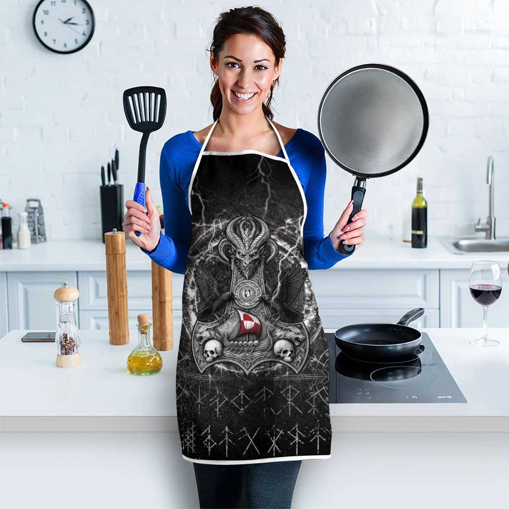 Greenland Viking Apron Odin's Raven Legacy - Wonder Print Shop