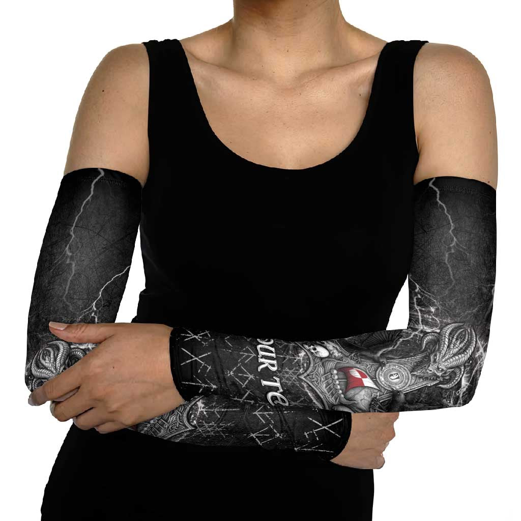 Greenland Viking Arm Sleeves Odin's Raven Legacy - Wonder Print Shop