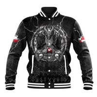 Personalized Greenland Viking Baseball Jacket Odin's Raven Legacy - Wonder Print Shop