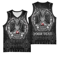 Personalized Greenland Viking Basketball Jersey Odin's Raven Legacy - Wonder Print Shop
